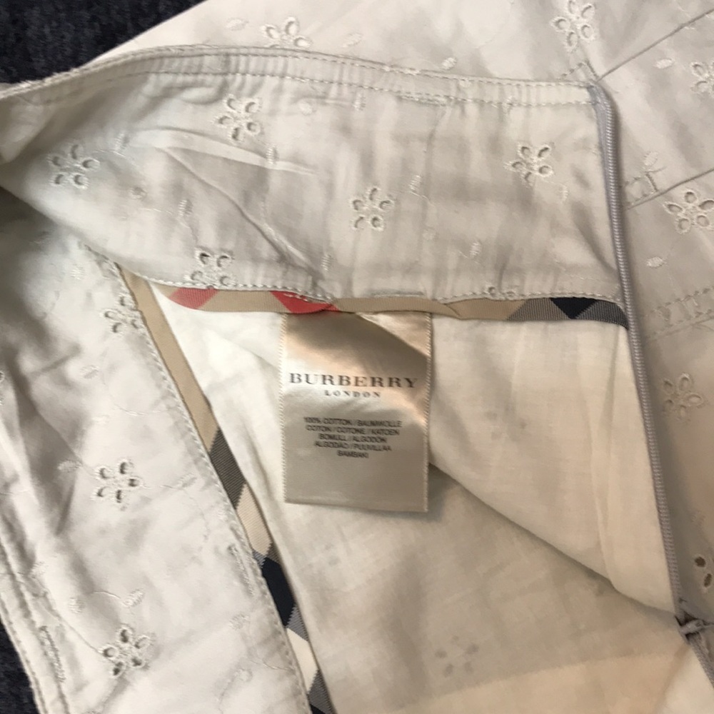 Burberry Pleated Eyelet Skirt - Picture 5 of 6